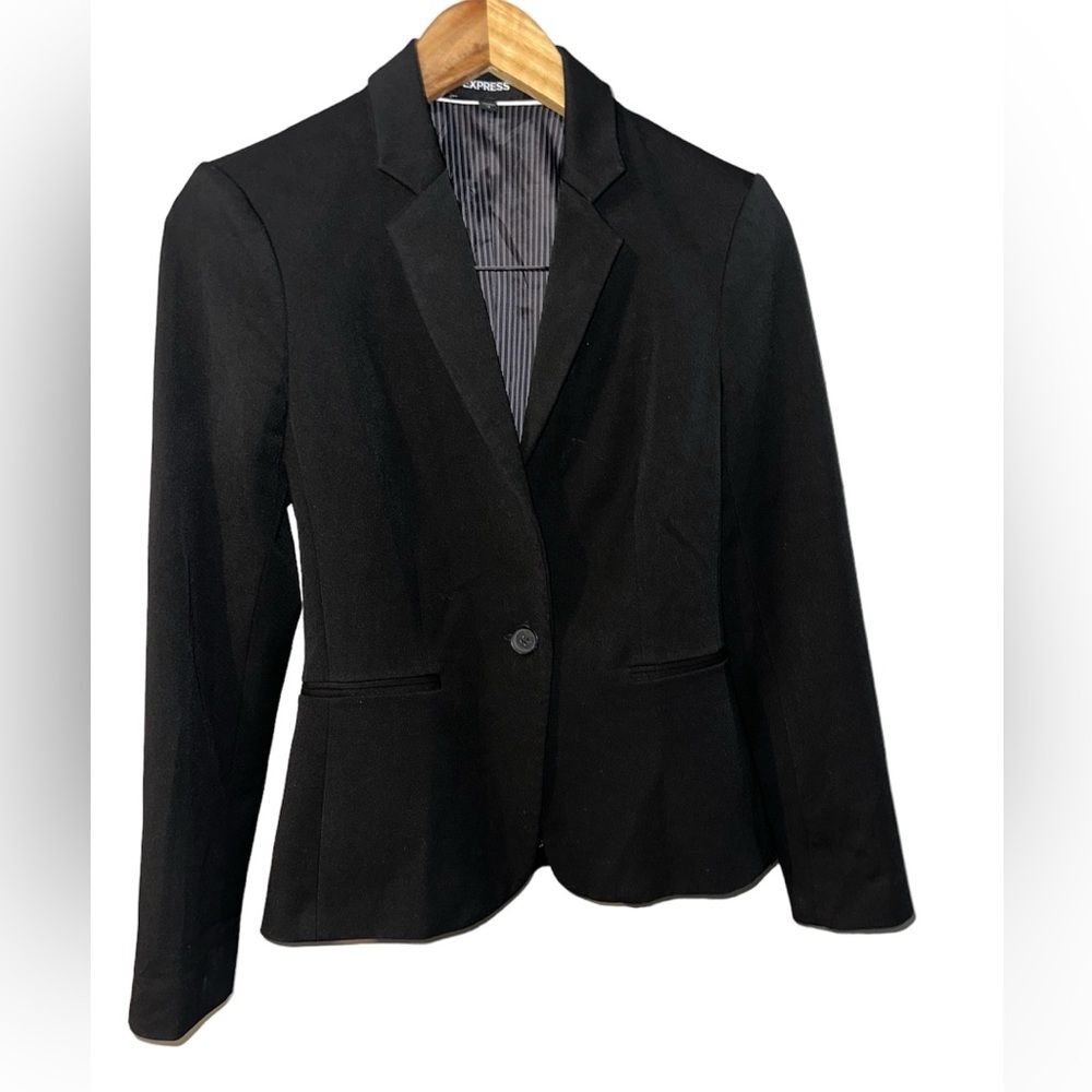 Black Blazer double Line, Express, Size 2